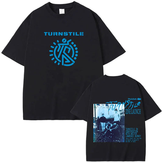 TURNSTILE Tshirts Tour 2025 New Graphic Print T-shirts Men Women Fashion Casual Rock Streetwear Cotton Short Sleeve High Quality