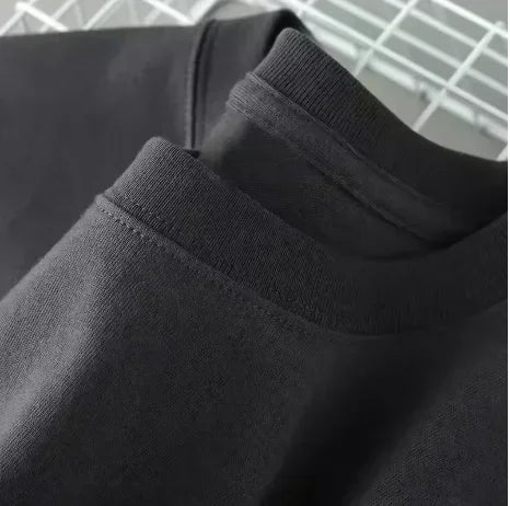 Men's and Women's Short-sleeved T-shirts, Pure Cotton, Luxurious, High Quality, English Print, Brand, Summer Ins Y2k Hot Sell