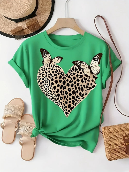 Women'S T-Shirts T-Shirts Women Comfortable And Relaxed Clothes Round Neck Suitable for All Seasons Elegant And Casual Tops