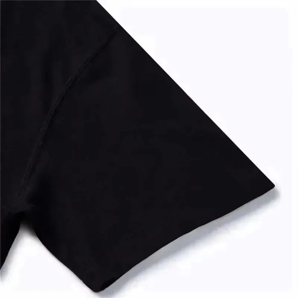 2025 Short-sleeved T-shirts Made of Cotton for Both Men and Women with Hand-drawn Letter Logos and Loose Round Collars Top Tees