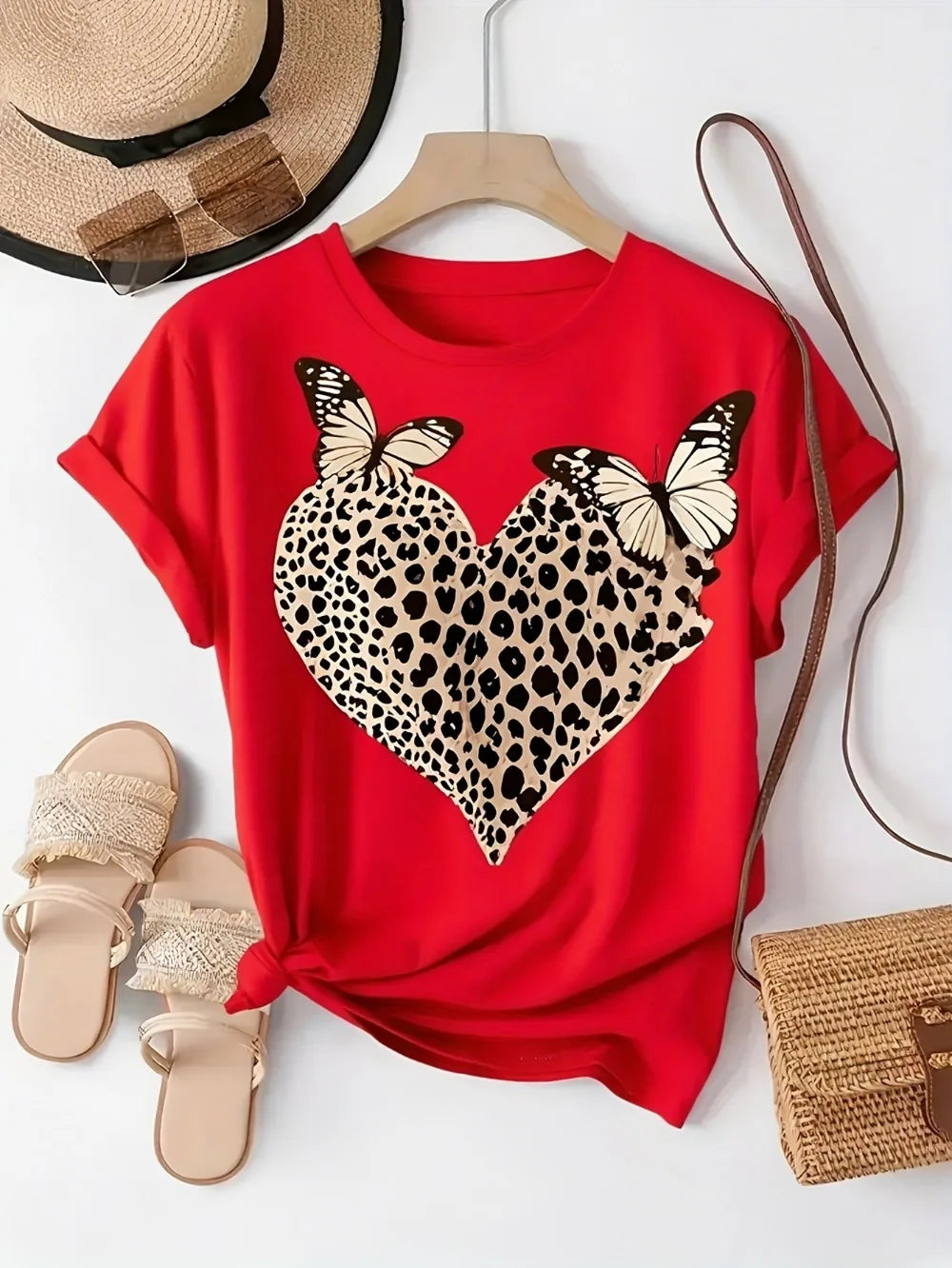 Women'S T-Shirts T-Shirts Women Comfortable And Relaxed Clothes Round Neck Suitable for All Seasons Elegant And Casual Tops